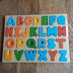 Houten ABC puzzel, Ophalen of Verzenden, 10 tot 50 stukjes, Zo goed als nieuw, Van hout