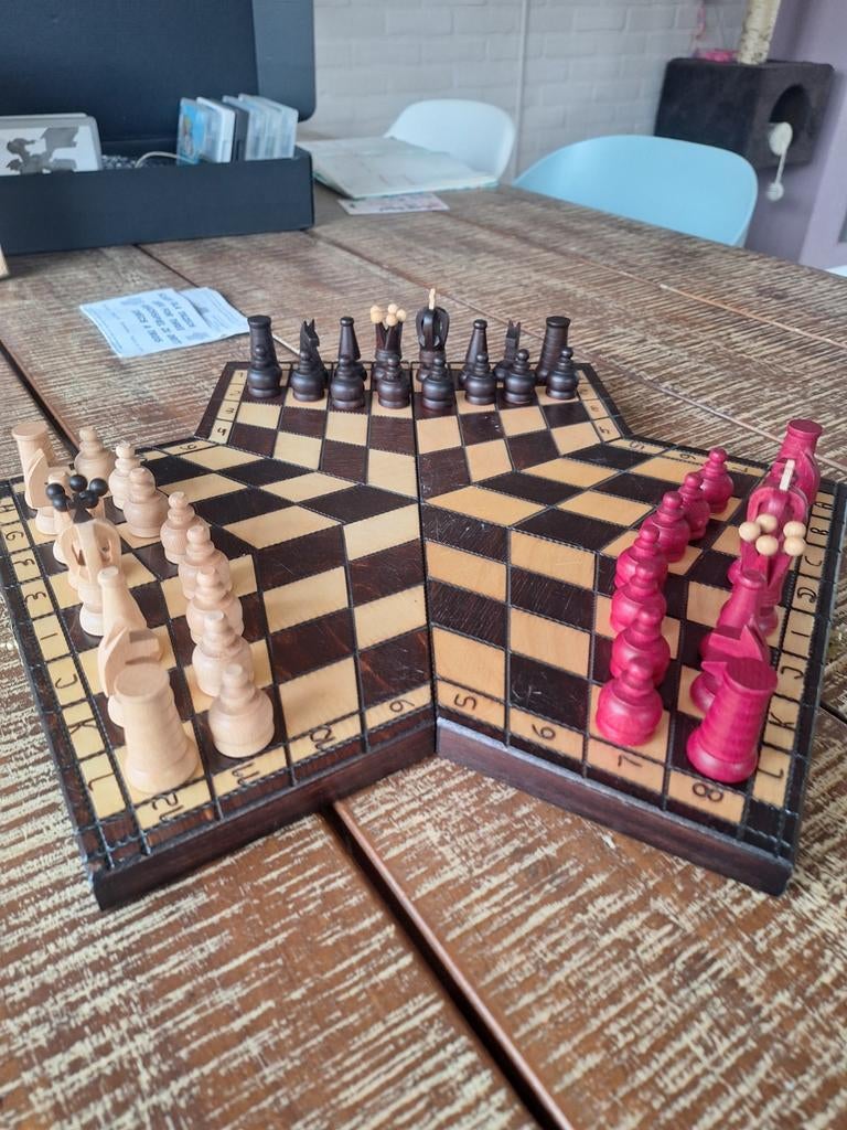 Schaakspel voor 3, Ophalen of Verzenden