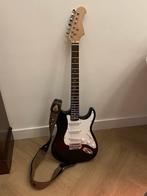Black Stratocaster style Guitar, Ophalen, Gebruikt, Solid body, Overige merken