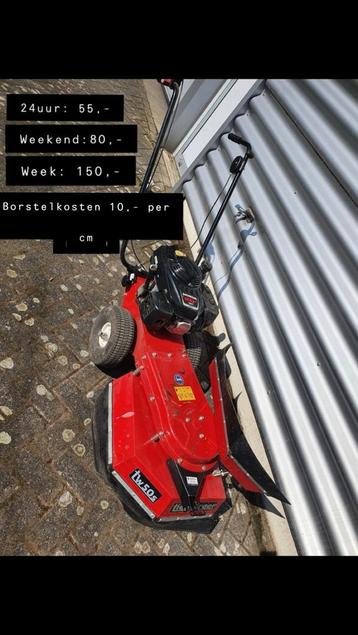 Tielburger onkruidborstel machien TE HUUR beschikbaar voor biedingen
