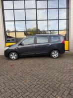 Dacia Lodgy 1.3 TCe Essential 7p, Stoel verwarming, Navi, Auto's, Stof, Gebruikt, Zwart, 7 stoelen