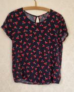 Shirt kersen only maat 36, Only, Zwart, Ophalen of Verzenden, Korte mouw