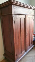 Servieskast, Huis en Inrichting, Ophalen, 100 tot 150 cm, Koloniaal, Teakhout