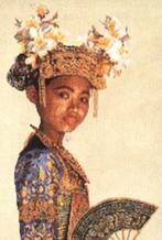 Borduurpakket Thea gouverneur Balinese danseres 946, Hobby en Vrije tijd, Borduren en Borduurmachines, Ophalen of Verzenden, Nieuw