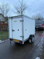 Aanhanger Humbauer Geremde,gesloten,enkel Asser,dichte kar, Ophalen, Gebruikt