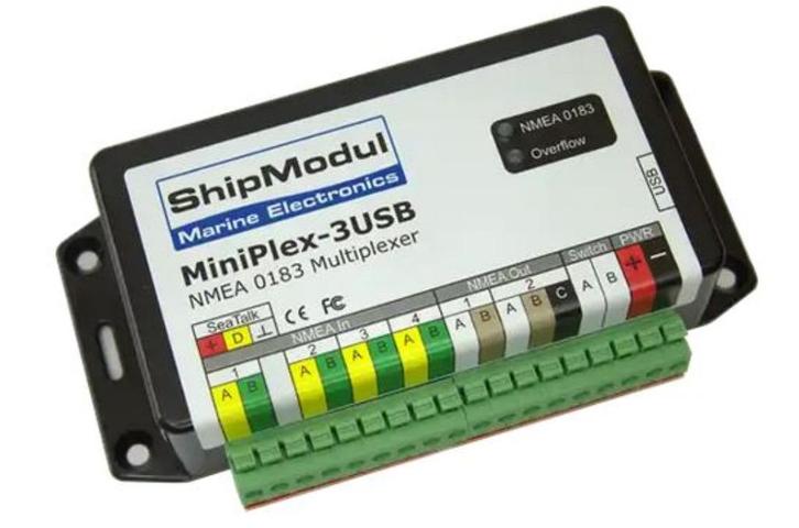 Shipmodul Miniplex 3 USB, Watersport en Boten, Navigatiemiddelen en Scheepselektronica, Zo goed als nieuw, Kabel of Apparatuur