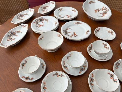 Art Deco antiek servies Petrus Regout 1930 Jamin servies, Antiek en Kunst, Antiek | Servies los, Verzenden