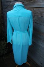 Doorknoopjurk blauw Pia Rossini mt S transparant Vaste prijs, Pia Rossini, Blauw, Ophalen of Verzenden, Zo goed als nieuw
