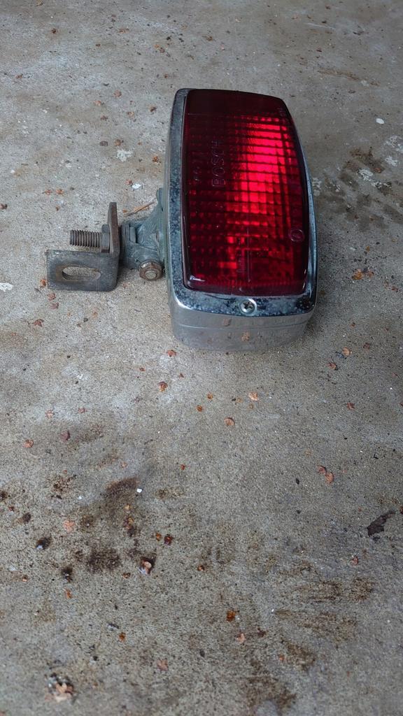 Vintage Bosch Mistachterlicht - Oldtimer, Auto-onderdelen, Verlichting, Oldtimer onderdelen, Universele onderdelen, Gebruikt, Ophalen of Verzenden