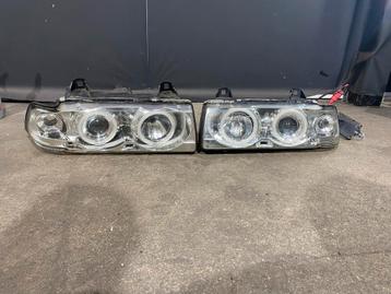 E36 koplampen coupé angel eyes beschikbaar voor biedingen