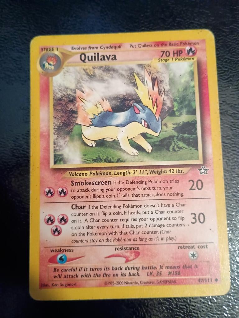 Quilava 47/111 Engels, Verzenden