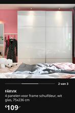 Ikea Pax Schuifdeuren Wit Glans 150x236, Huis en Inrichting, Kasten | Kledingkasten, Ophalen, Zo goed als nieuw, 50 tot 100 cm