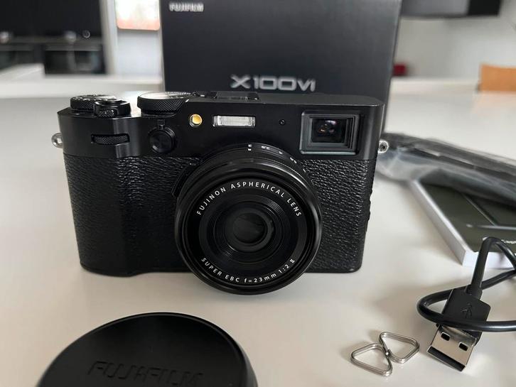 Fujifilm X100VI compleet, Audio, Tv en Foto, Fotocamera's Digitaal, Zo goed als nieuw, Compact, Fuji, Geen optische zoom, Ophalen of Verzenden
