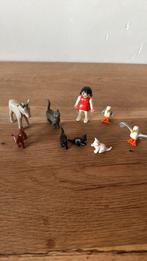 Playmobil dieren en meisje, Ophalen of Verzenden, Zo goed als nieuw, Complete set