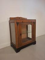 Art deco vitrinekast theekast antieke vitrinekast, Huis en Inrichting, Gebruikt, Glas, Minder dan 100 cm, 25 tot 50 cm