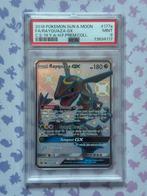 Rayquaza GX Full Art Shiny 177a Pokémon Hidden Fates PSA 9, Ophalen of Verzenden, Nieuw, Losse kaart