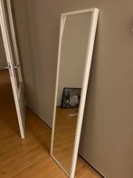 Spiegel met witte lijst - 40x160cm, Huis en Inrichting, Woonaccessoires | Spiegels, Ophalen, Minder dan 50 cm, Gebruikt, 150 tot 200 cm