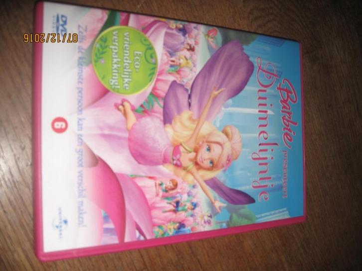 Barbie dvd: Duimelijntje, Cd's en Dvd's, Dvd's | Tekenfilms en Animatie, Gebruikt, Amerikaans, Tekenfilm, Vanaf 6 jaar, Ophalen of Verzenden