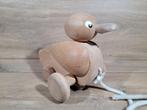 Vintage houten loop eendje, Kinderen en Baby's, Speelgoed | Houten speelgoed, Gebruikt, Niks, Overige typen, Ophalen of Verzenden
