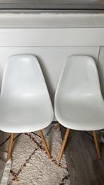 Witte Vitra Eames look a like eetkamer stoelen., Huis en Inrichting, Stoelen, Ophalen, Zo goed als nieuw, Wit