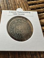 Te koop een 6 stuiver Rijderschelling 1688 Deventer, Zilver, Overige waardes, Ophalen of Verzenden, Vóór koninkrijk