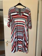 Nieuwe rood grijs wit gestreepte jurk Ophilia maat 48/50, Kleding | Dames, Grote Maten, Jurk, Verzenden, Rood