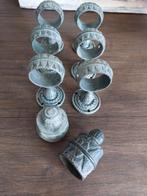 Antieke vintage trapleuning houders, Ophalen of Verzenden