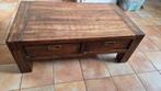 Koloniale, houten salontafel, Ophalen, Gebruikt, 100 tot 150 cm, 50 tot 100 cm