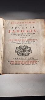 1742 Janssonius brief Jacobus lederen band, Ophalen of Verzenden