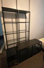 Ikea Vitssjö Stelling kast en TV Meubel - Incl. bijzettafel, Huis en Inrichting, Kasten | Stellingkasten, Ophalen, Zo goed als nieuw