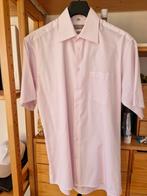 Roze overhemd korte mouw mt L - Strijkvrij, Kleding | Heren, Overhemden, Ophalen of Verzenden, Zo goed als nieuw, Halswijdte 41/42 (L)