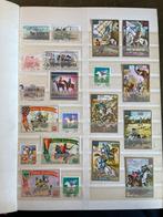 postzegels thema  Paarden in album 29 pagina (73), Postzegels en Munten, Ophalen of Verzenden, Dier of Natuur, Gestempeld