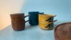 Set van 6 vintage soepkommen-keramiek- jaten 70 stijl, Ophalen of Verzenden