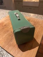 Vintage emaille brood/koekblik – mosgroen – jaren 40/50, Ophalen of Verzenden