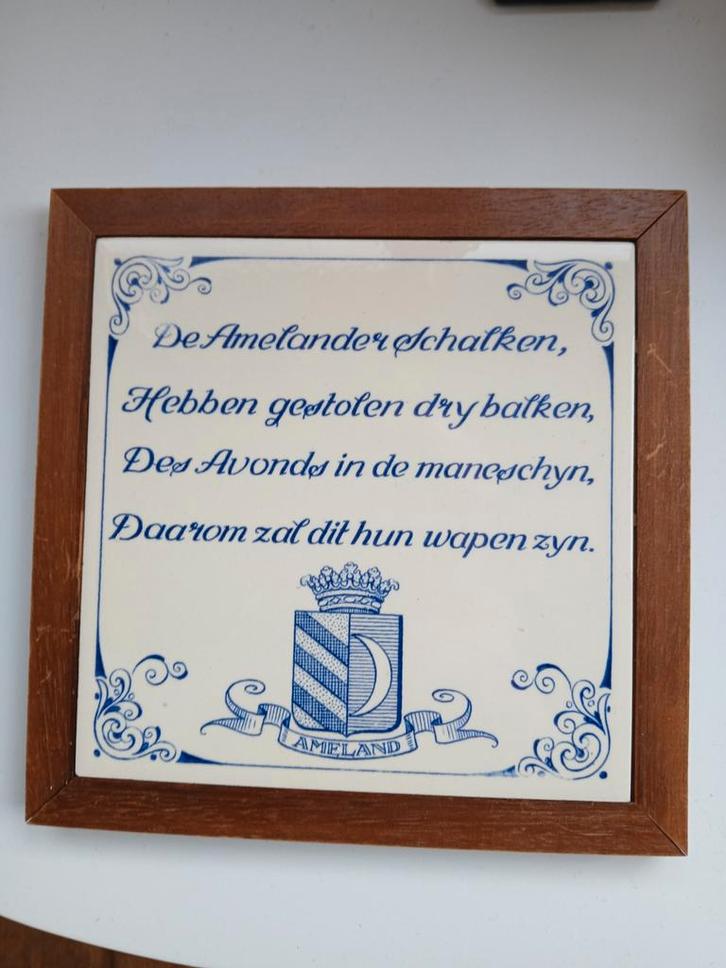 Ameland Tegels - Diverse Motieven, Verzamelen, Overige Verzamelen, Ophalen