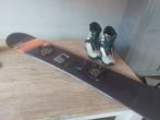 Snowboard Nidecker en K2 snowboarden schoenen met tas, Sport en Fitness, Gebruikt, Ophalen of Verzenden