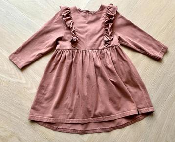 Babystyling jurkje rood/bruin maat 62/68 |babykleding meisje beschikbaar voor biedingen