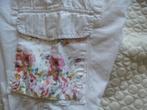 NIEUW knie broek BLOEM blue side M - GRATIS zend, Kleding | Dames, Broeken en Pantalons, Maat 38/40 (M), Kort, Verzenden, Wit