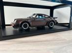 Porsche 911 (930) Turbo 1986 bruin #77973 Autoart 1:18, Ophalen of Verzenden, Zo goed als nieuw, Auto, Autoart