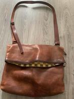 Vintage SaSa Desigd leren tas, Ophalen of Verzenden, Gebruikt, Bruin