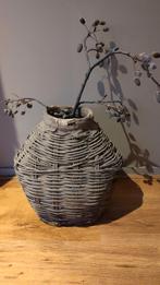 Leemmand met tak, Ophalen of Verzenden, Zo goed als nieuw, Rechthoekig, Riet