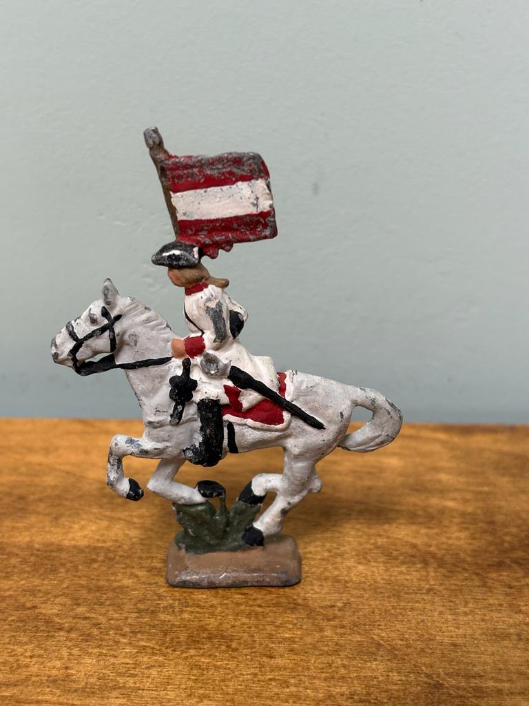 Oude Tinnen Soldaat te Paard, Ophalen, Gebruikt