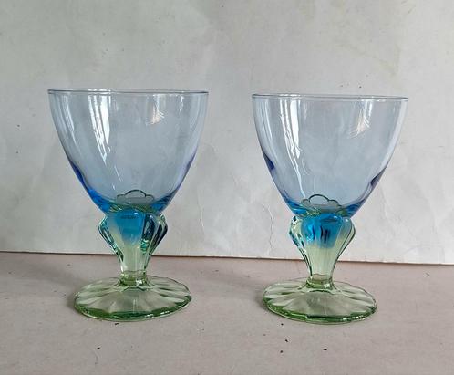 Bormioli Rocco Italy twee ijs/fruit kristallen coupes Bahia., Verzamelen, Glas en Borrelglaasjes, Zo goed als nieuw, Overige typen