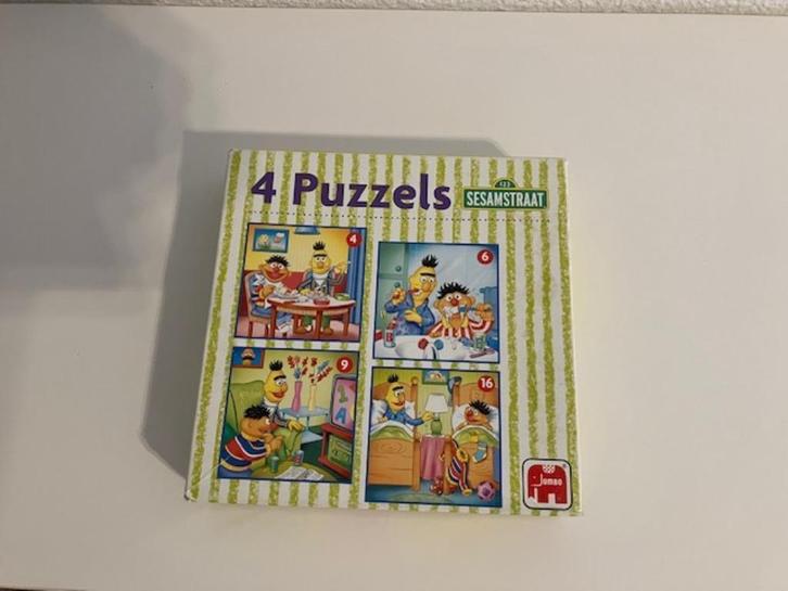Sesamstraat Puzzel Bert en Erny , plus extra Bob de Bouwer, Kinderen en Baby's, Speelgoed | Kinderpuzzels, Zo goed als nieuw, 2 tot 4 jaar
