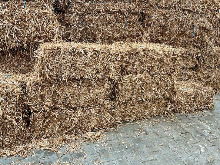 Erwtenstro - Gele Baal van 12 kg, Dieren en Toebehoren, Pluimvee | Toebehoren, Nieuw, Overige typen, Ophalen