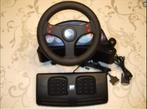 Trust pc racing stuur, 1 speler, Ophalen of Verzenden, Gebruikt, Racen en Vliegen