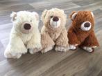 Beren 3x crème/bruin/beige 30cm per stuk 6 euro, Verzamelen, Beren en Cherished Teddies, Ophalen of Verzenden, Nieuw, Stoffen beer