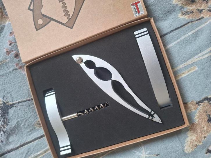 Mooie Teckentrup Set/kurketrekker,notenkraker,flesopener, Huis en Inrichting, Keuken | Keukenbenodigdheden, Nieuw, Verzenden