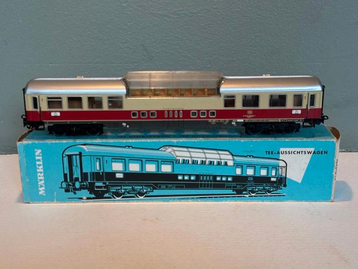 Märklin 4090 panoramarijtuig TEE van de DB, Hobby en Vrije tijd, Modeltreinen | H0, Gebruikt, Wagon, Wisselstroom, Märklin, Ophalen of Verzenden