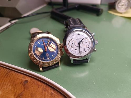 Poljot en Typhoon chronograaf, Sieraden, Tassen en Uiterlijk, Horloges | Heren, Zo goed als nieuw, Overige merken, Staal, Ophalen of Verzenden